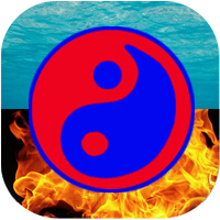YinYang symbol - KanLi Water Fire QI GONG Online Energy course for Health Wellness Consciousness Expansion
